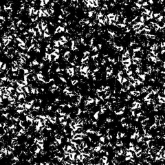 Seamless artistic abstract pattern. Hand drawn repeatable creative background. Paint stain grunge design from painted texture. Black and white drawing.