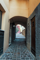 Little alley in Monaco-Ville during a summer day