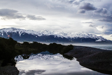 Fototapeta na wymiar Kaikura Alps