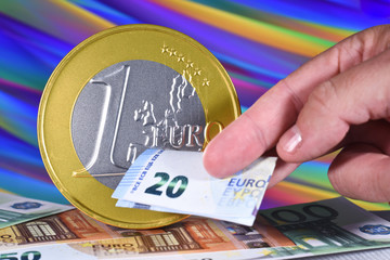 euros argent fortune banque BCE