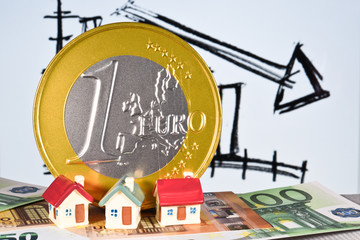 euros argent fortune banque BCE logement immobilier