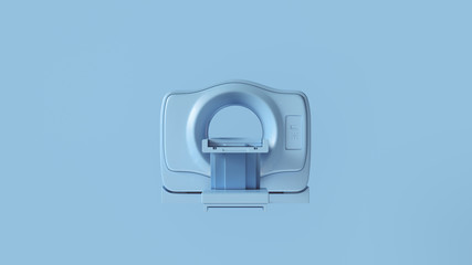 Pale Blue Hospital Scanner 3d illustration 3d rendering 3d rendering