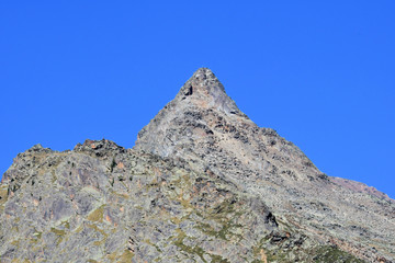 summit rock panorama landscape of the mountains in south tyrol italy europe