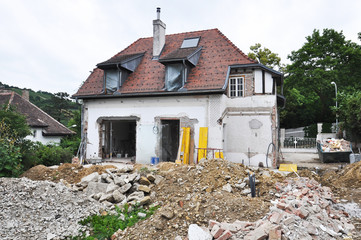 Baustelle, Haus