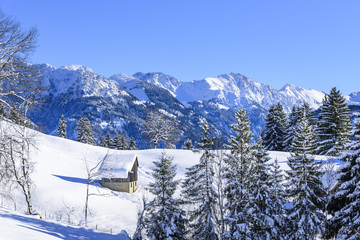 Winteridyll im Oberallgäu