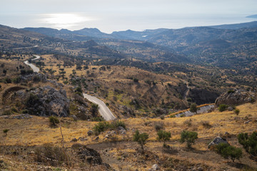 Karge Landschaft im Süden von Kreta 