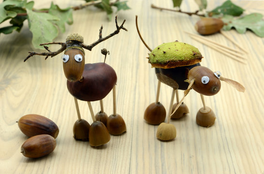 creating chestnut figures