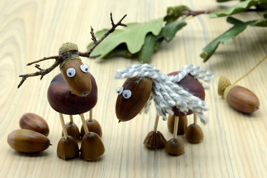 creating chestnut figures