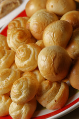Bread cupboard served in buffet.