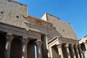 Temple of Edfu in Egypt.