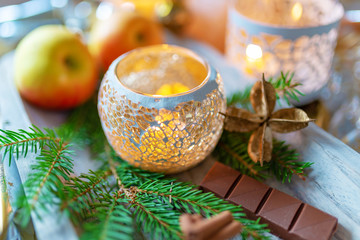 Weihnachten, Tischdekoration