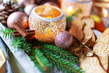 Weihnachten, Christmas, Tischdekoration