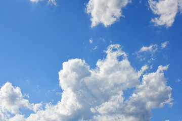 Blue sky and clouds