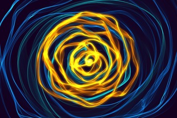 Abstract multicolor wave motion  lines background. Futuristic colorful art texture for imagination, creativity and design. For print, web, banners, media, illustrations. 