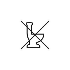 Toilet bowl line icon, outline vector sign, linear style pictogram isolated on white. WC symbol, logo illustration. Editable stroke