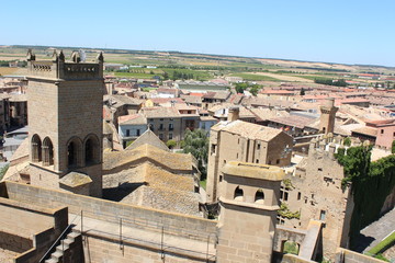 Obraz premium Olite and Pamplona in Navarra