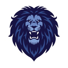 Angry Lion Logo Sports Mascot Vector