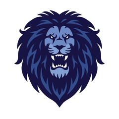 Angry Lion Logo Sports Mascot Vector