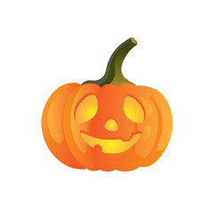  Pumpkin for Halloween. Vector illustration.