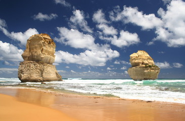 Twelve Apostles Beach in Port Campbell National Park, Victoria, Australia
