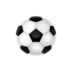 Football vector icon, soccer ball, vector illustration.