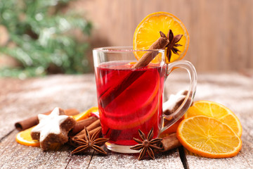 christmas tea or mulled wine