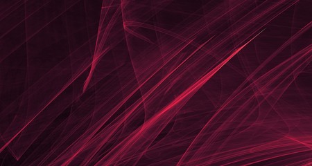 Fototapeta premium Abstract red light and laser beams, fractals and glowing shapes multicolored art background texture for imagination, creativity and design.