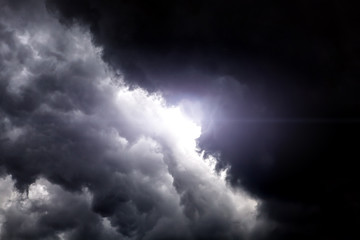 Fototapeta premium Cloudscape with a Light