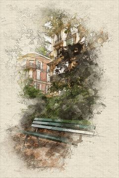 Parisian Park in early fall