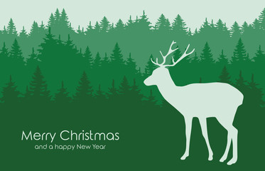 weißes rentier auf grünem wals Hintergrund mit Zuckerstange