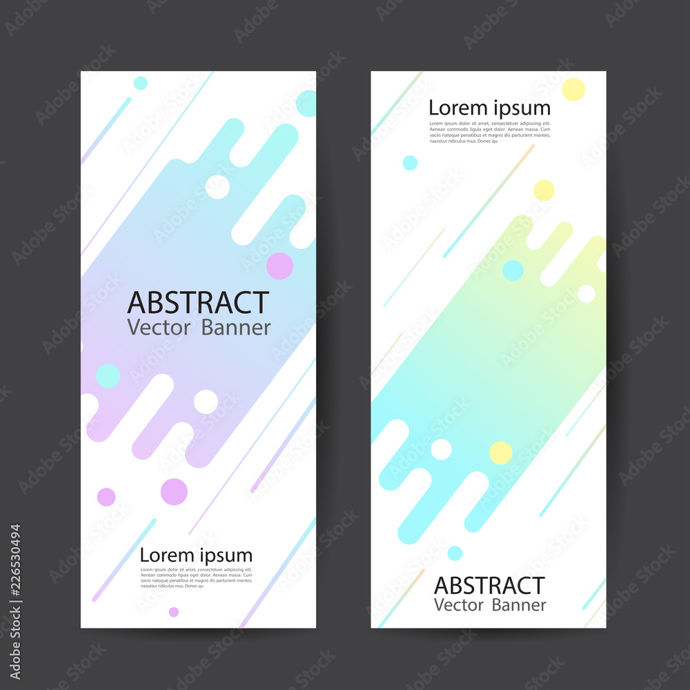 Wall mural geometric design banner web template vector abstract.