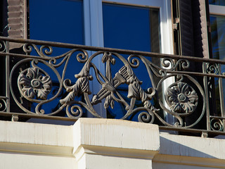 Details of traditional classical Spanish house Alicante Spain