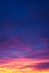 Colorful cloud and sky background
