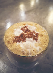 coffee espresso shot in coffee cafe