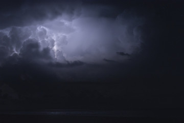 Obraz premium Sky with rain