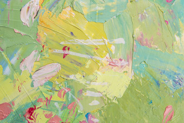Oil paint background. Spring background. Spring texture. Abstract oil paint texture. Abstract background. Skratched background. Oil. Cover design concept
