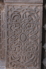 Colonial Catholic church wall architecture detail