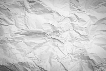 Crumpled paper and  paper background.