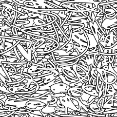 Abstract scribble background, seamless pattern for your design
