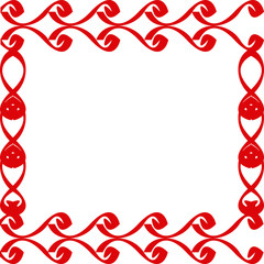 cornice decor rossa