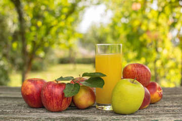 fruits and juice