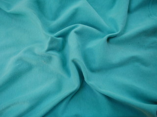 Fototapeta premium blue sportswear cloth,silk fabric background