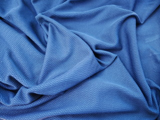 blue silk background,cloth satin texture