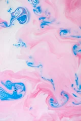 Crédence de cuisine en verre imprimé Cristaux Arrière-plan créatif avec des vagues abstraites peintes à l& 39 huile