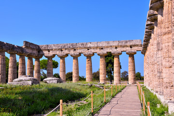 The Basilica (also called Temple of Hera) Paestum, Italy