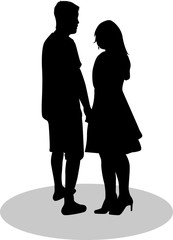 Couple of young people