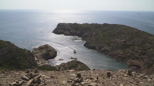 Landscape of the great Cap de Creus in Costa Brava. Spain.