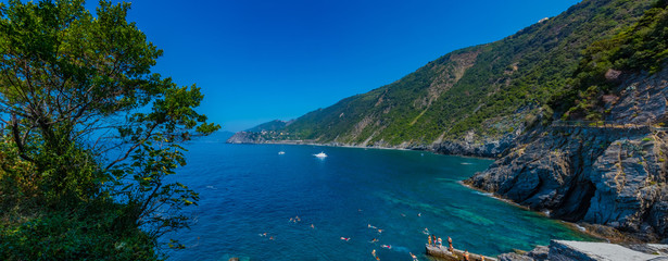 Obraz premium Cinque Terre pano