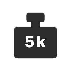 weight icon, kilo sign, scale vector