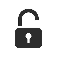 Lock icon, security sign icon vector, padlock vector